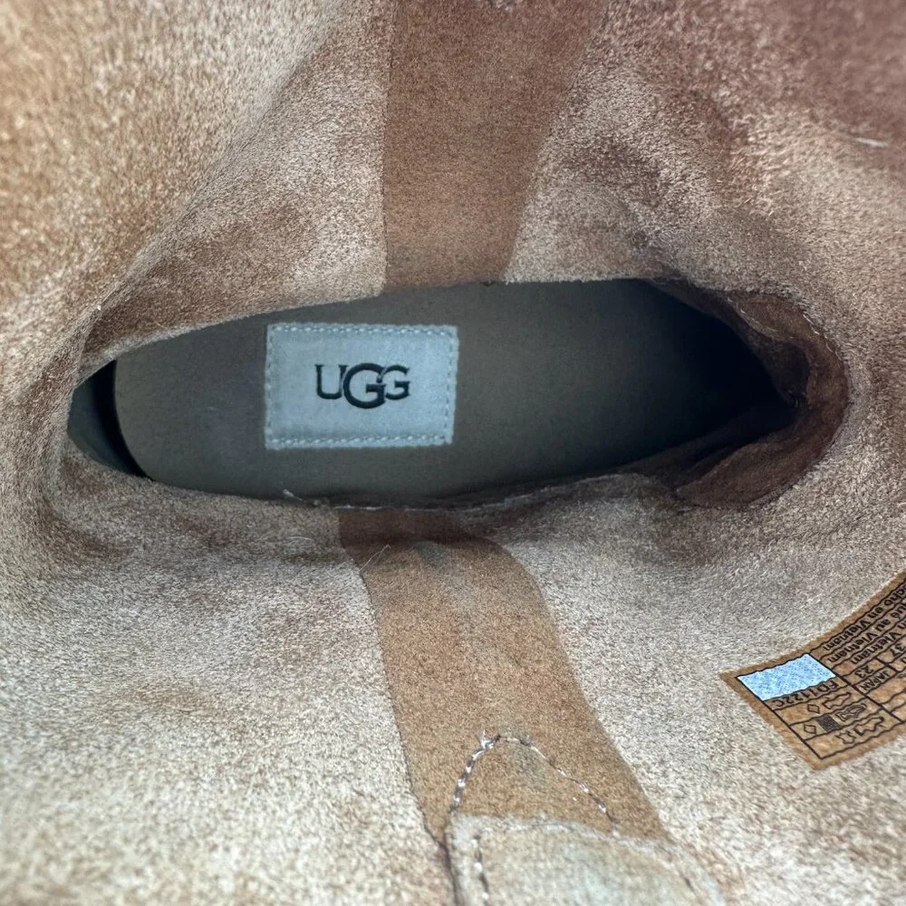 UGG Josefene Short Suede Leather Boots - Chestnut Women's 6